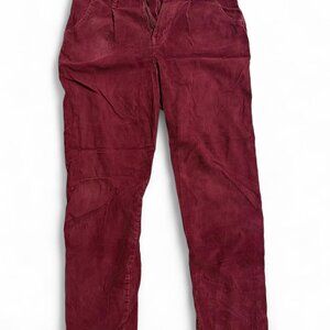 Hollister Maroon Corduroy Pants